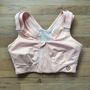 Kinflyte Adjustable Posture Correcting Pink Sports Bra Size S